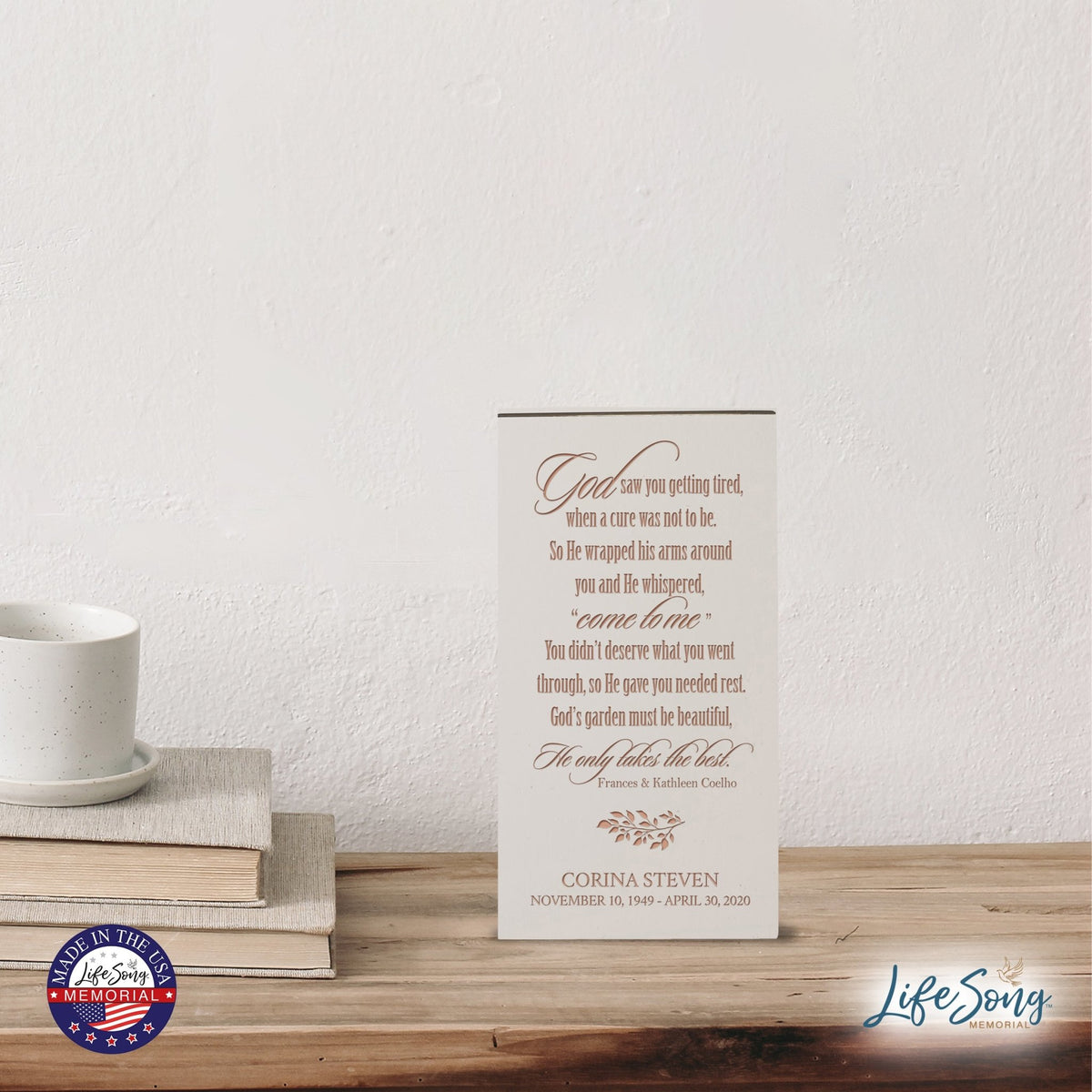  Memorial Engraved Wooden Keepsake Box for Beloved Memories