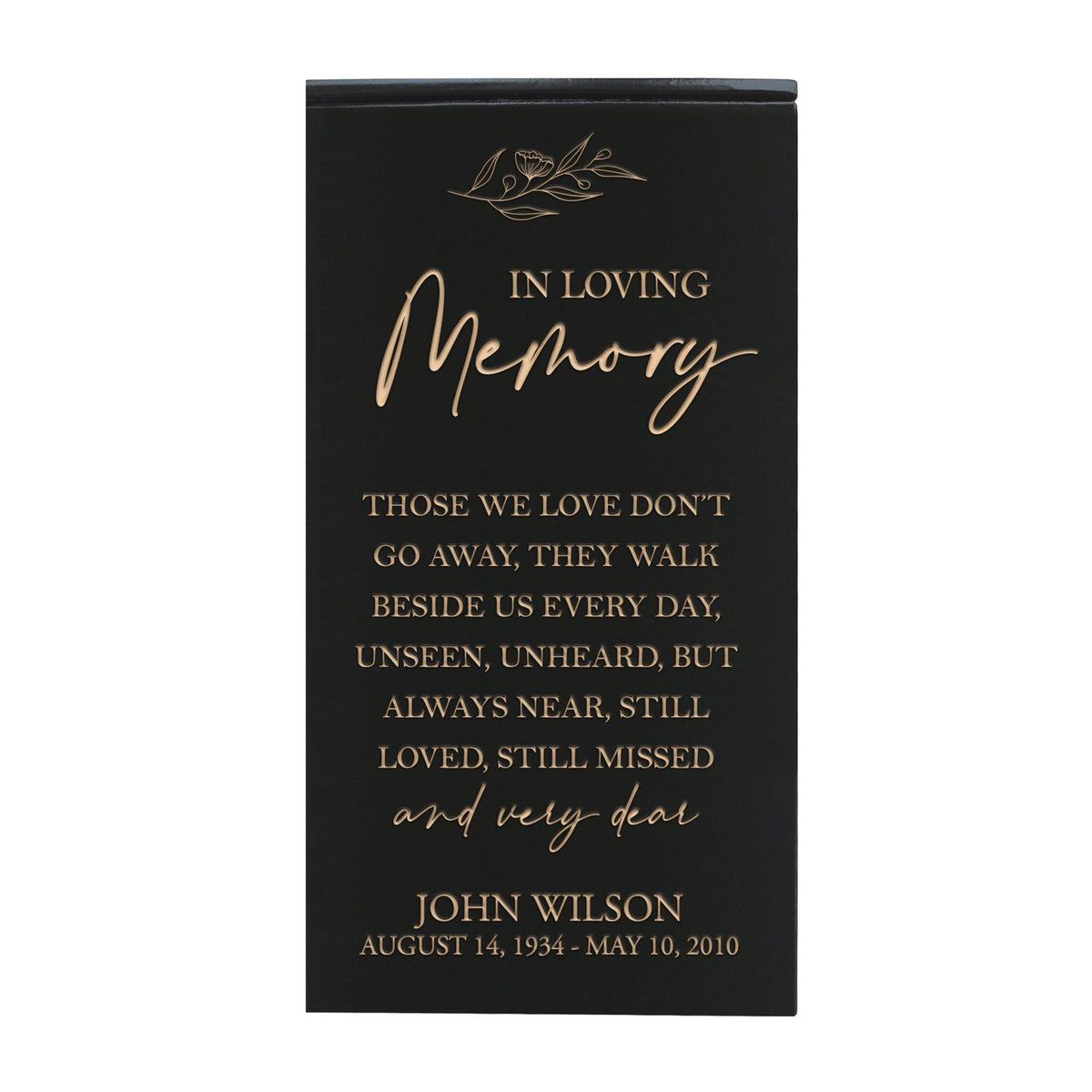 Custom Memorial Handcrafted Wooden Keepsake Urn Box