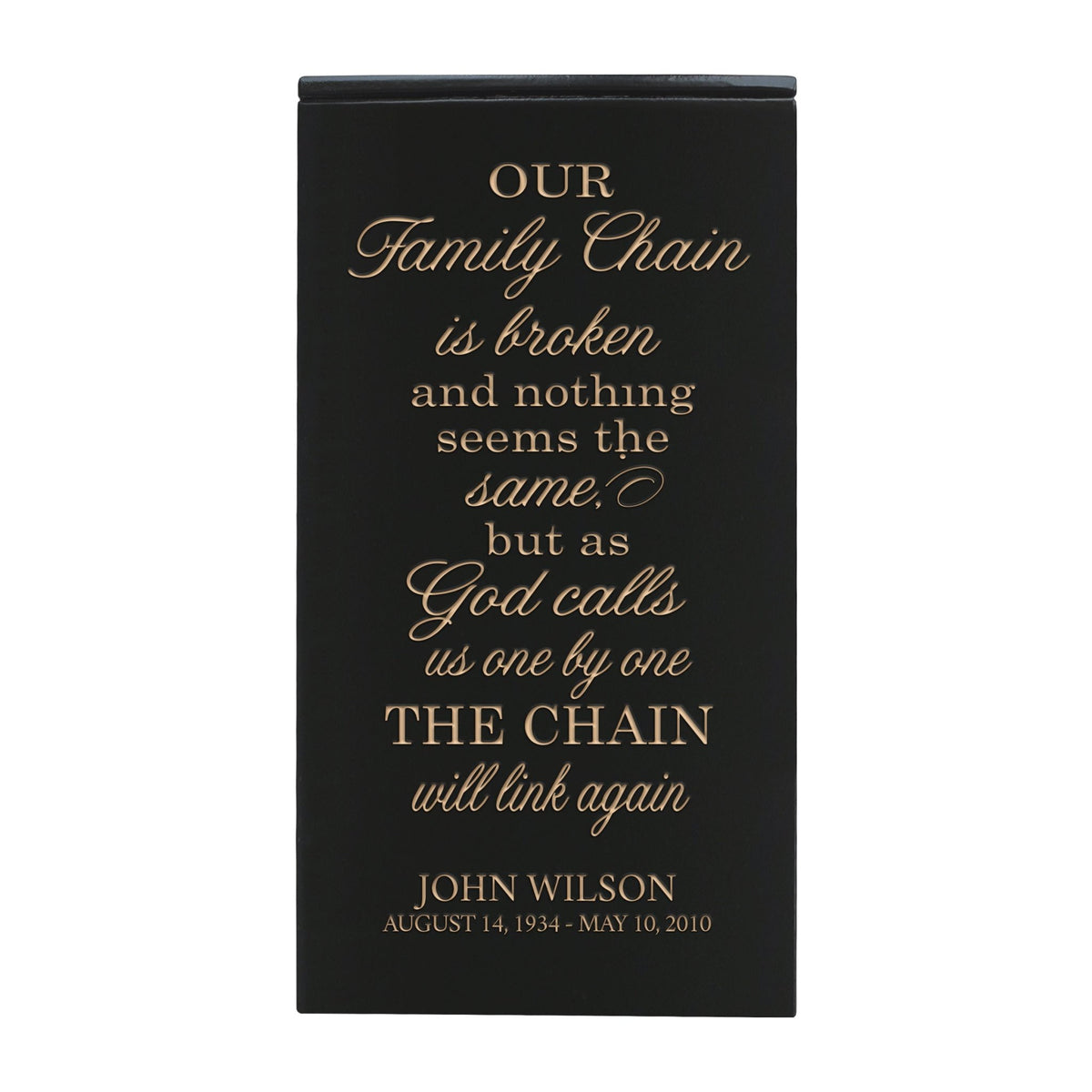  Elegant Engraved Wooden Keepsake Urn Box for Treasured Memories