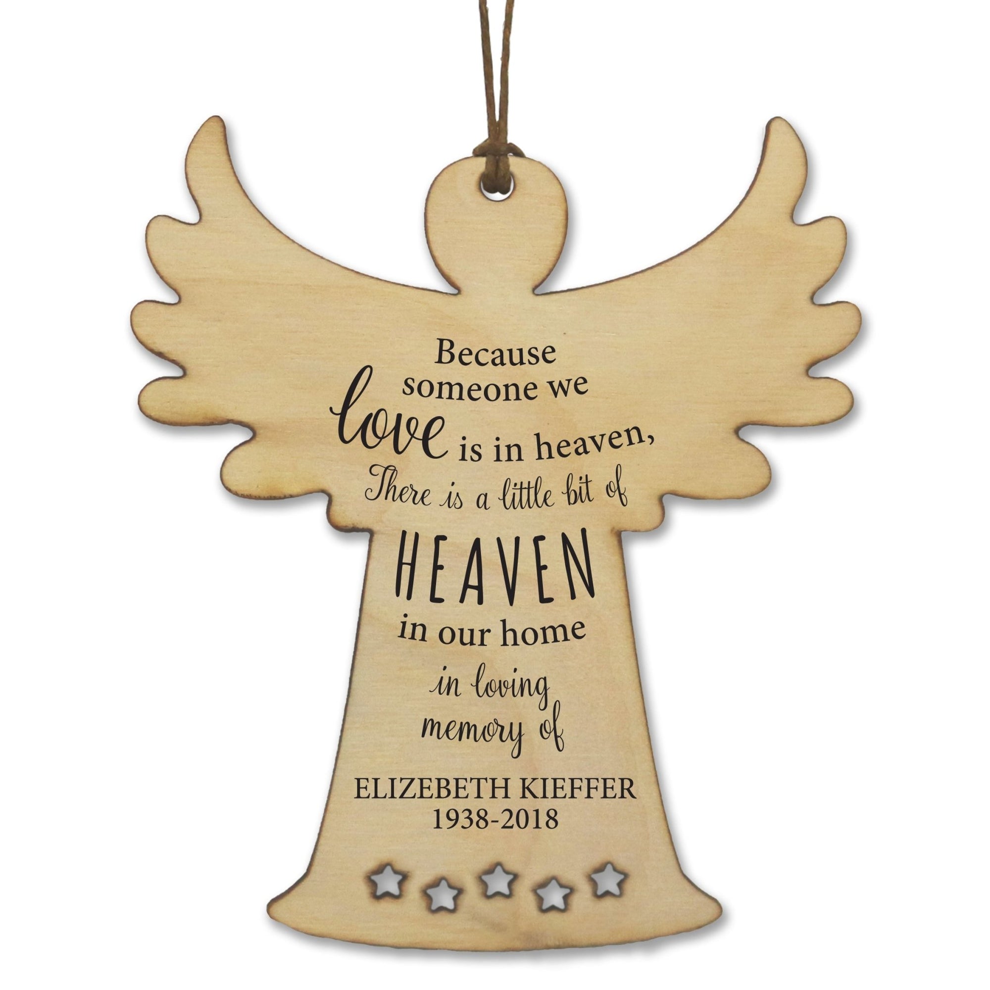 Custom Engraved Memorial Ornament for Loss of Loved One - Someone We Loved Most - LifeSong Milestones