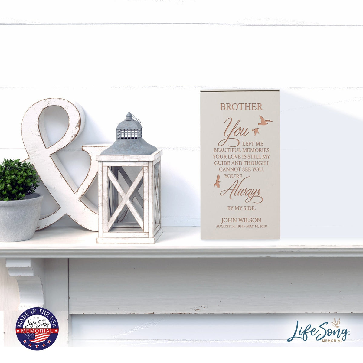  Memorial Engraved Wooden Keepsake Box for Beloved Memories