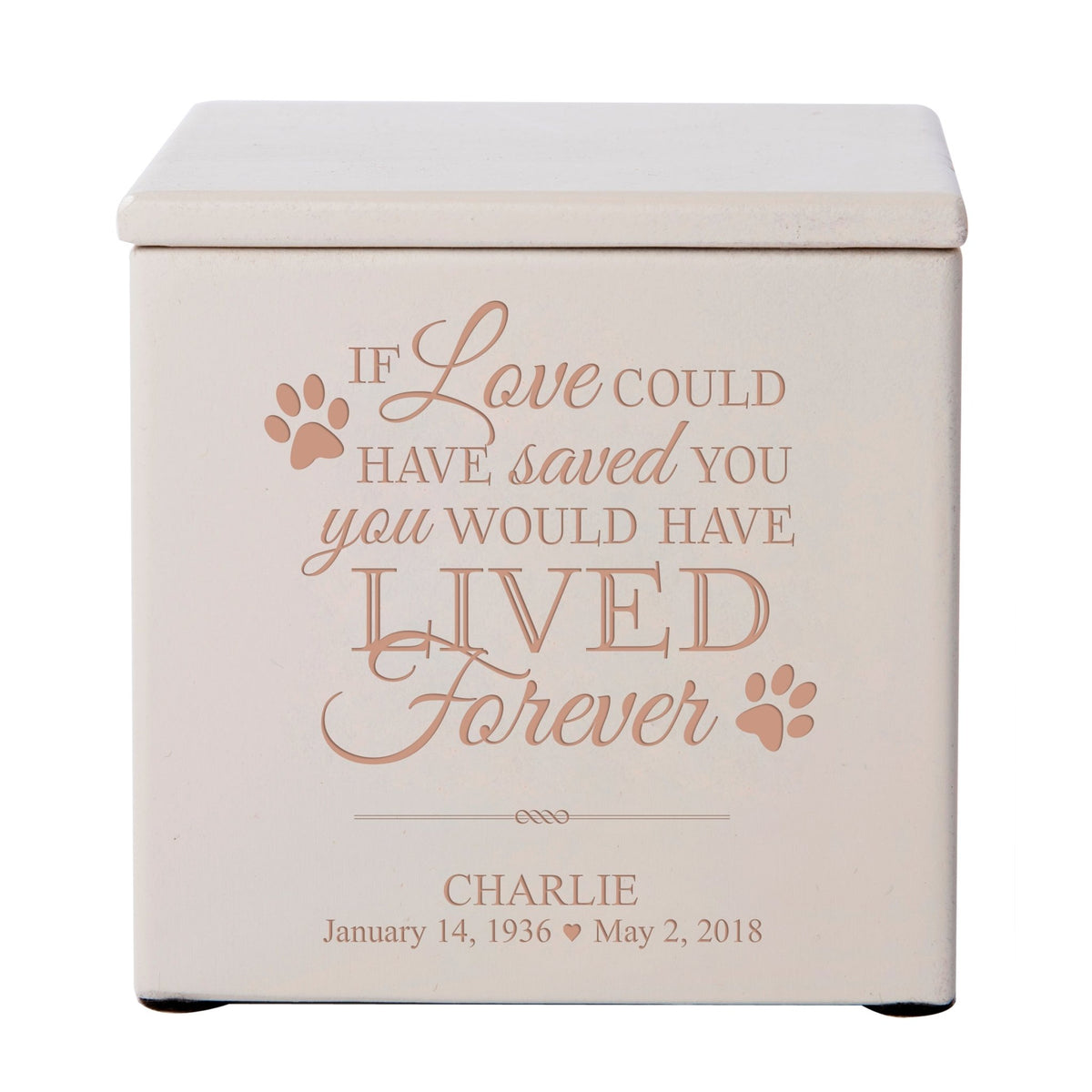 Personalized Wooden Memorial Pet Urns for Ashes