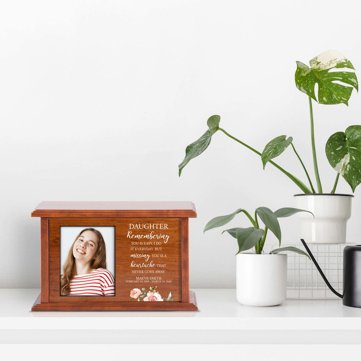 Customized Photo Cremation Urn Box for Loved Ones