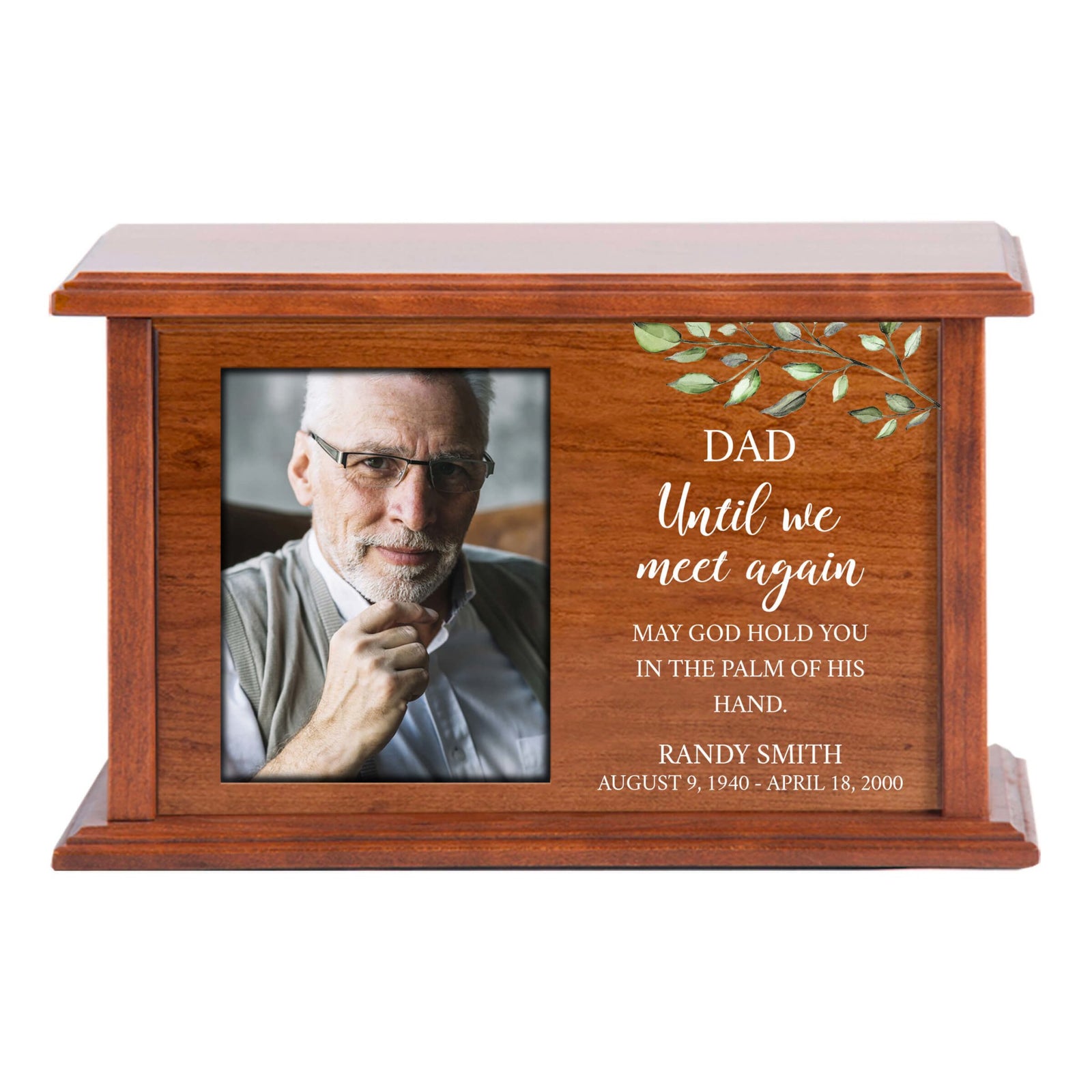 Customized Photo Cremation Urn Box for Dad