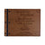 Custom Engraved Wooden Memorial Guestbook 13.375” x 10” x .75” Gone Yet Not Forgotten - LifeSong Milestones