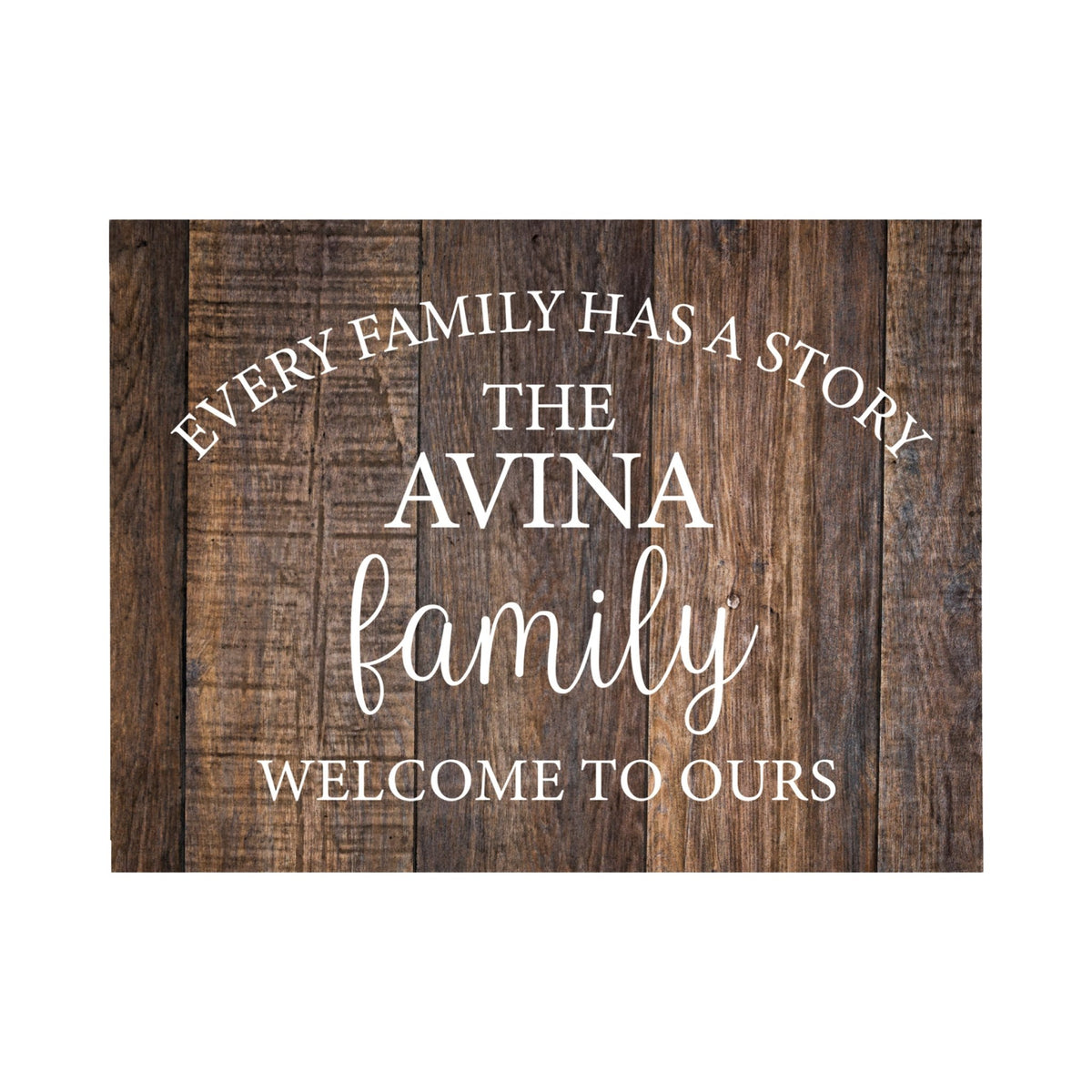 Custom Everyday Inspirational 6.8 Wall Sign - Every Family Has - LifeSong Milestones