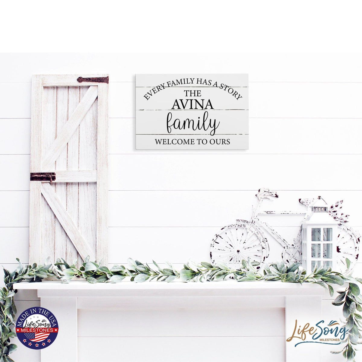 Custom Everyday Inspirational 6.8 Wall Sign - Every Family Has - LifeSong Milestones