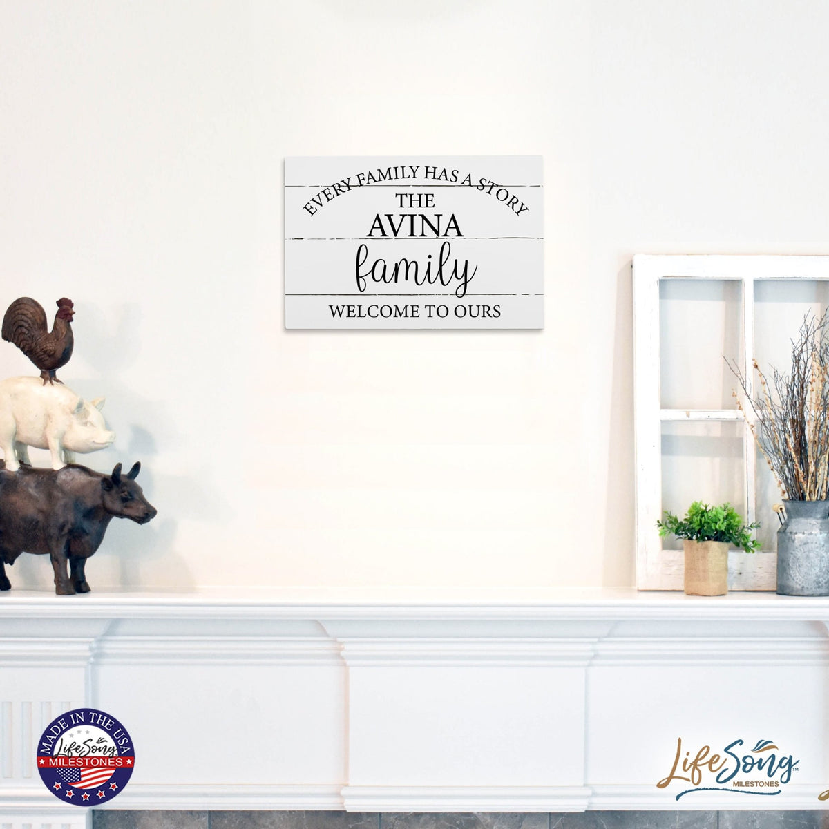 Custom Everyday Inspirational 6.8 Wall Sign - Every Family Has - LifeSong Milestones
