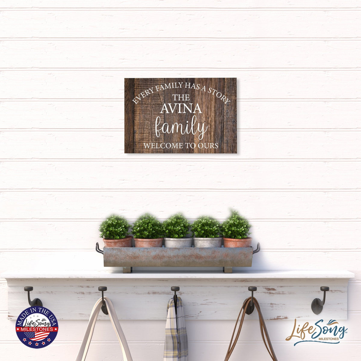 Custom Everyday Inspirational 6.8 Wall Sign - Every Family Has - LifeSong Milestones