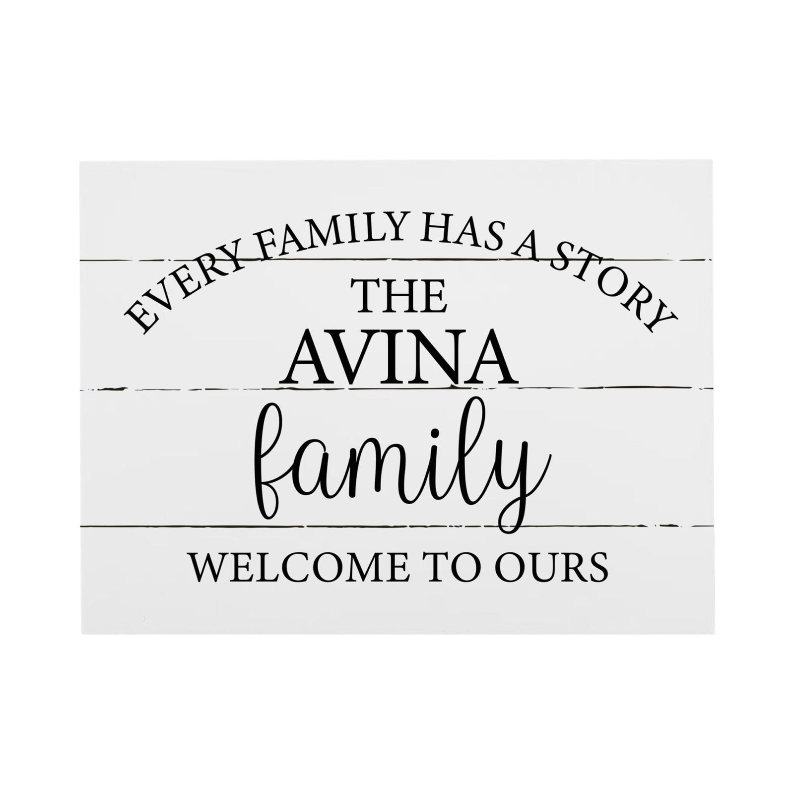 Custom Everyday Inspirational 6.8 Wall Sign - Every Family Has - LifeSong Milestones