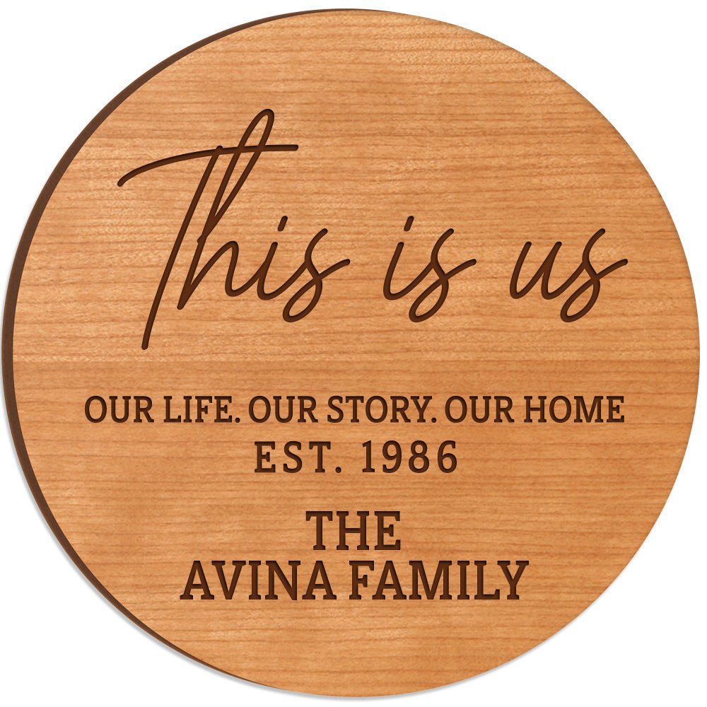 Custom Everyday Lazy Susan 12x12 This Is Us - LifeSong Milestones