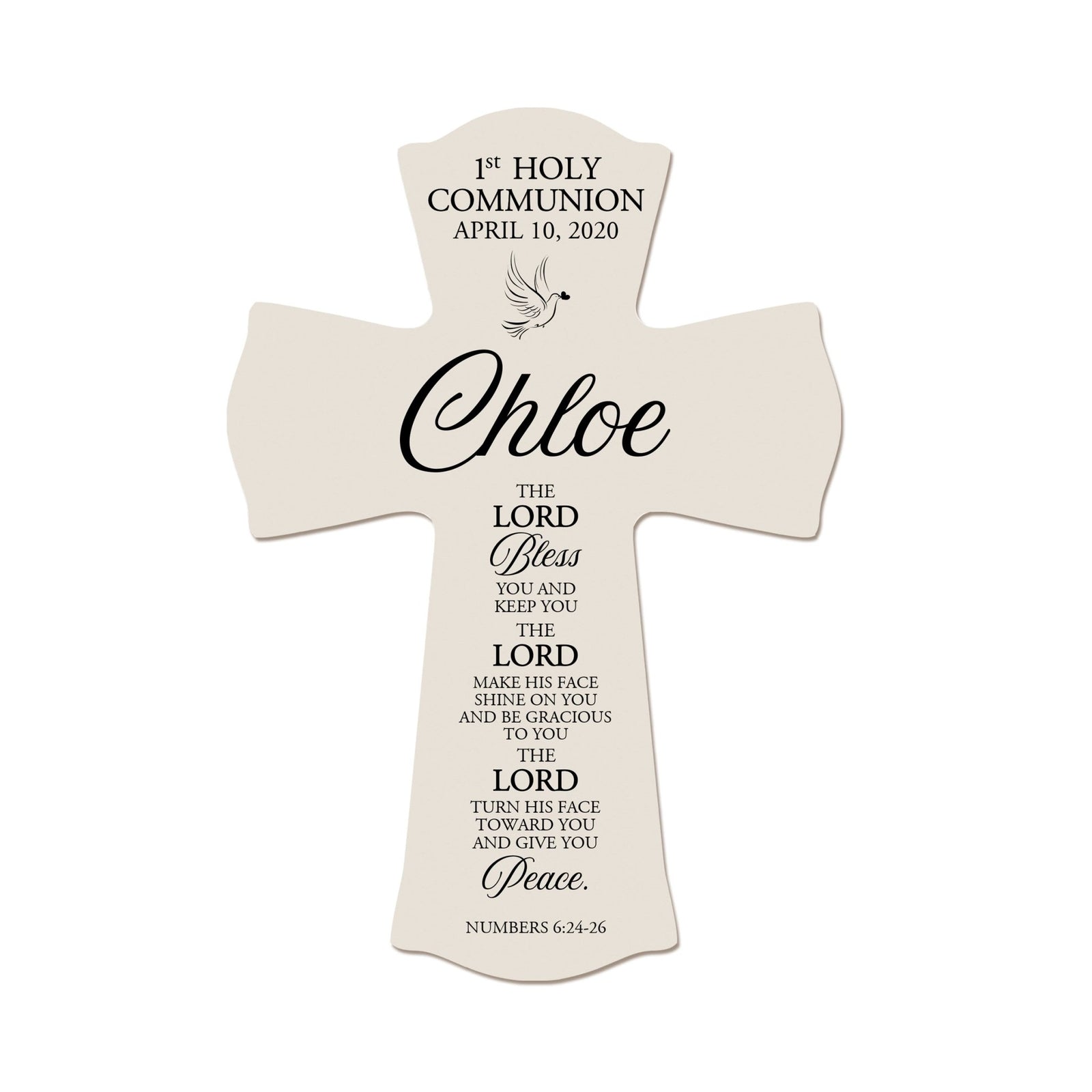 Custom First Holy Communion Wall Cross