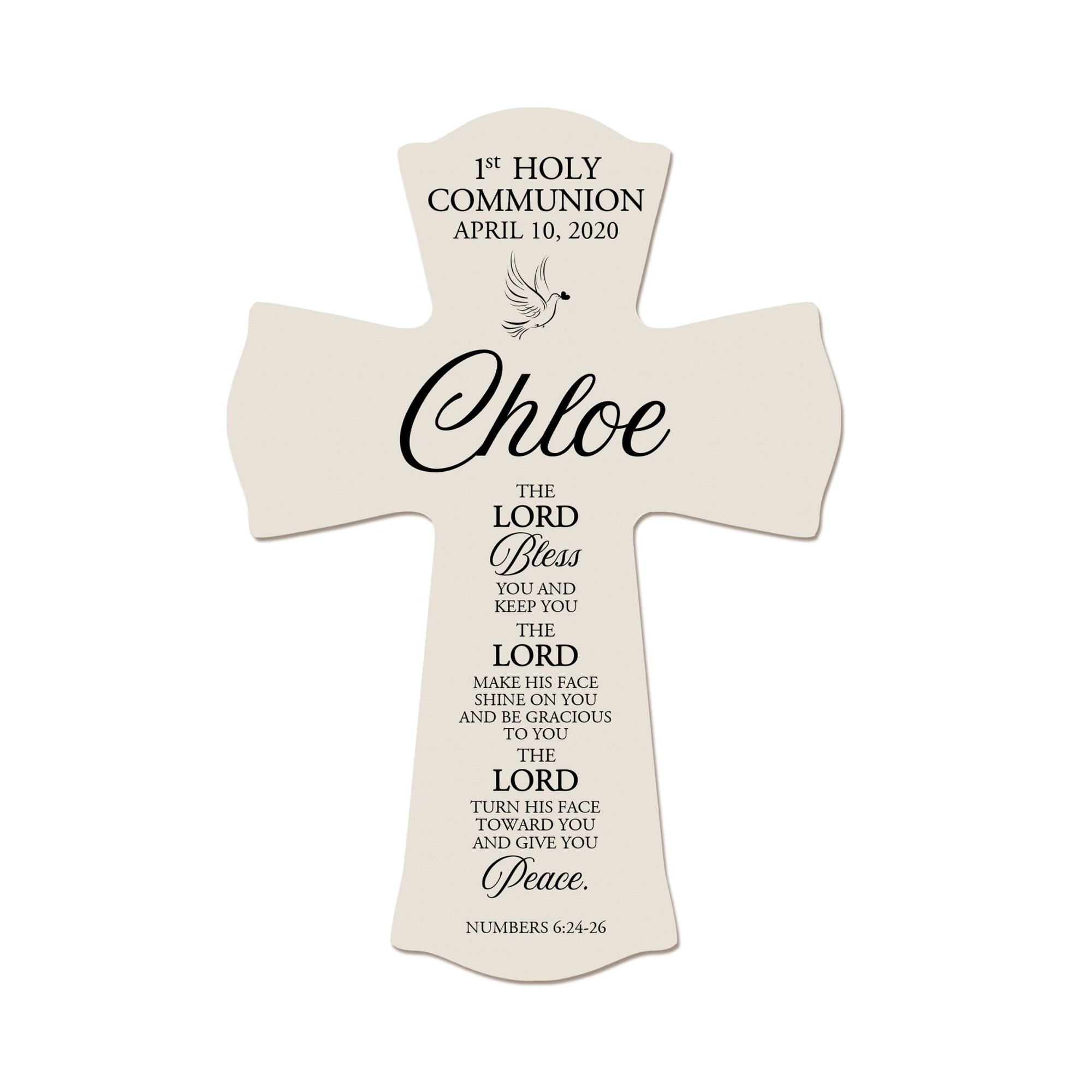 Custom First Holy Communion Wall Cross