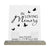 Custom Memorial 8x10 Frosted Acrylic Wall Sign with Grey Wooden Base - It Broke Our Hearts - LifeSong Milestones