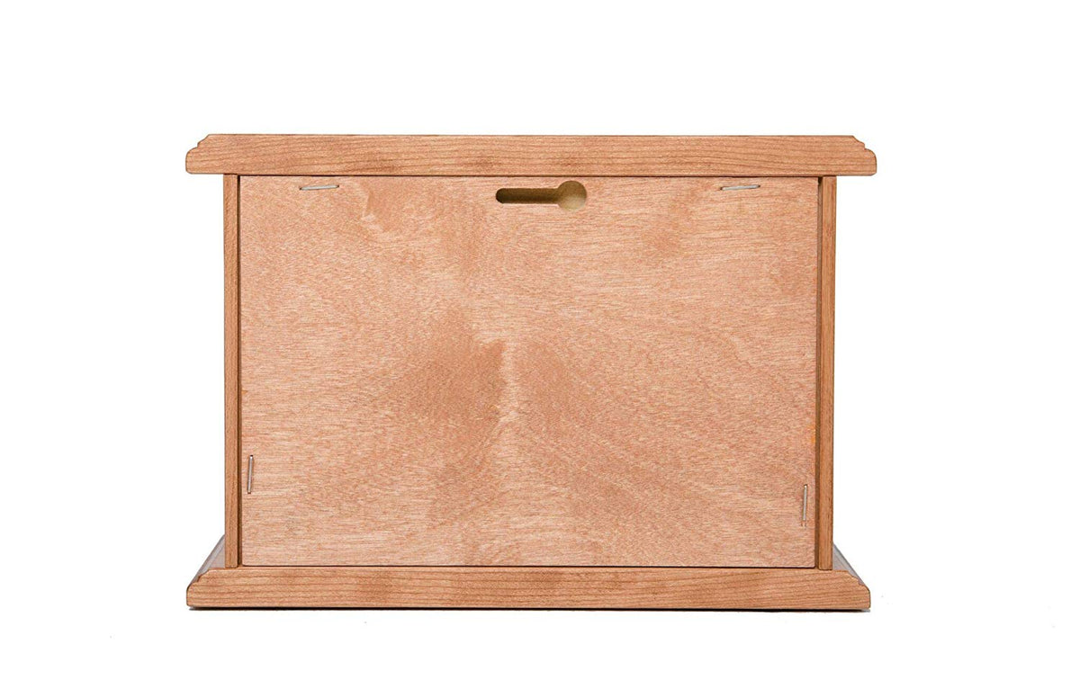 Custom Memorial Cremation Urn Box for Human Ashes holds 2x3 photo and holds 65 cu in If Love Could - LifeSong Milestones