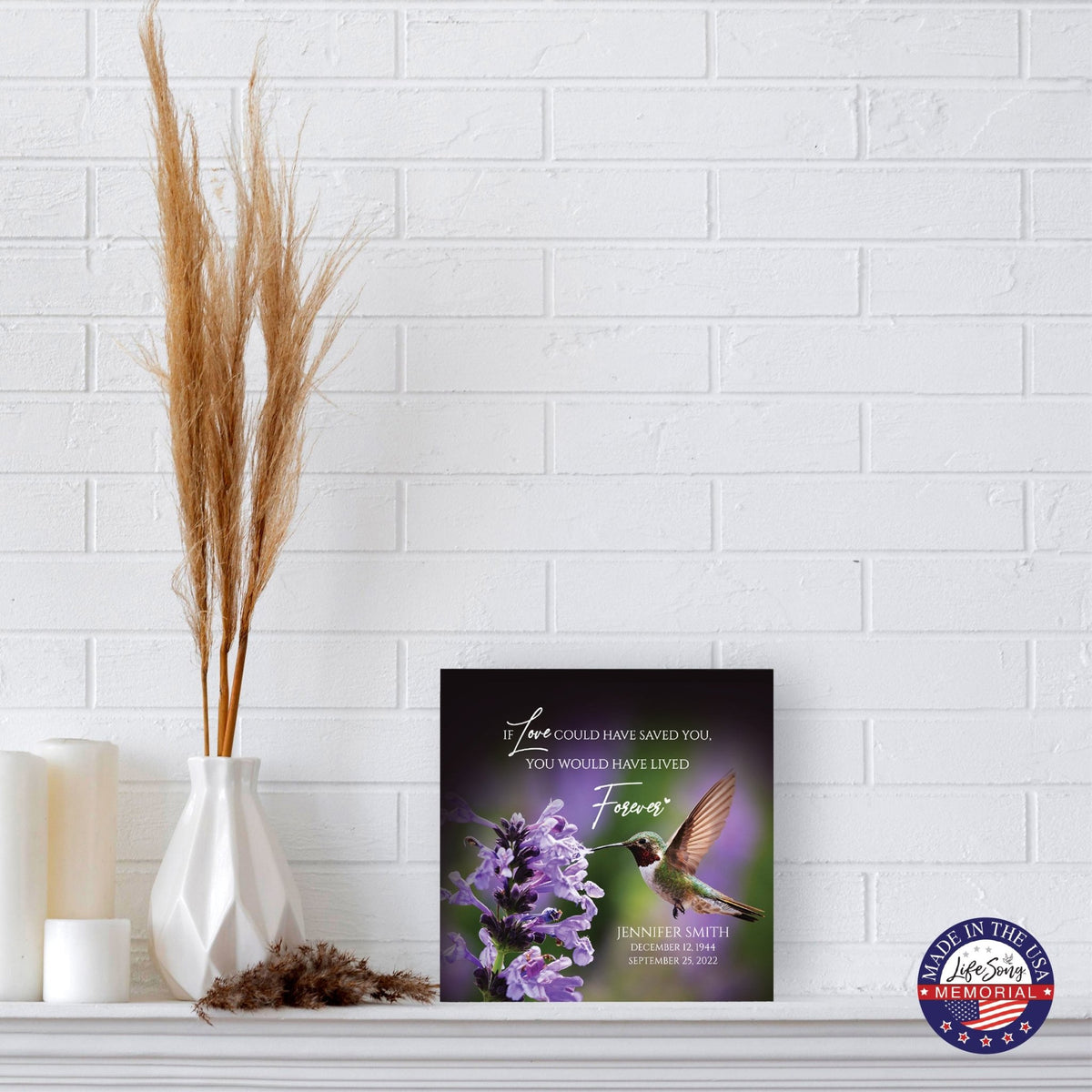 Custom Modern Shadow Box Urn Memorial Bereavement Gift Ideas