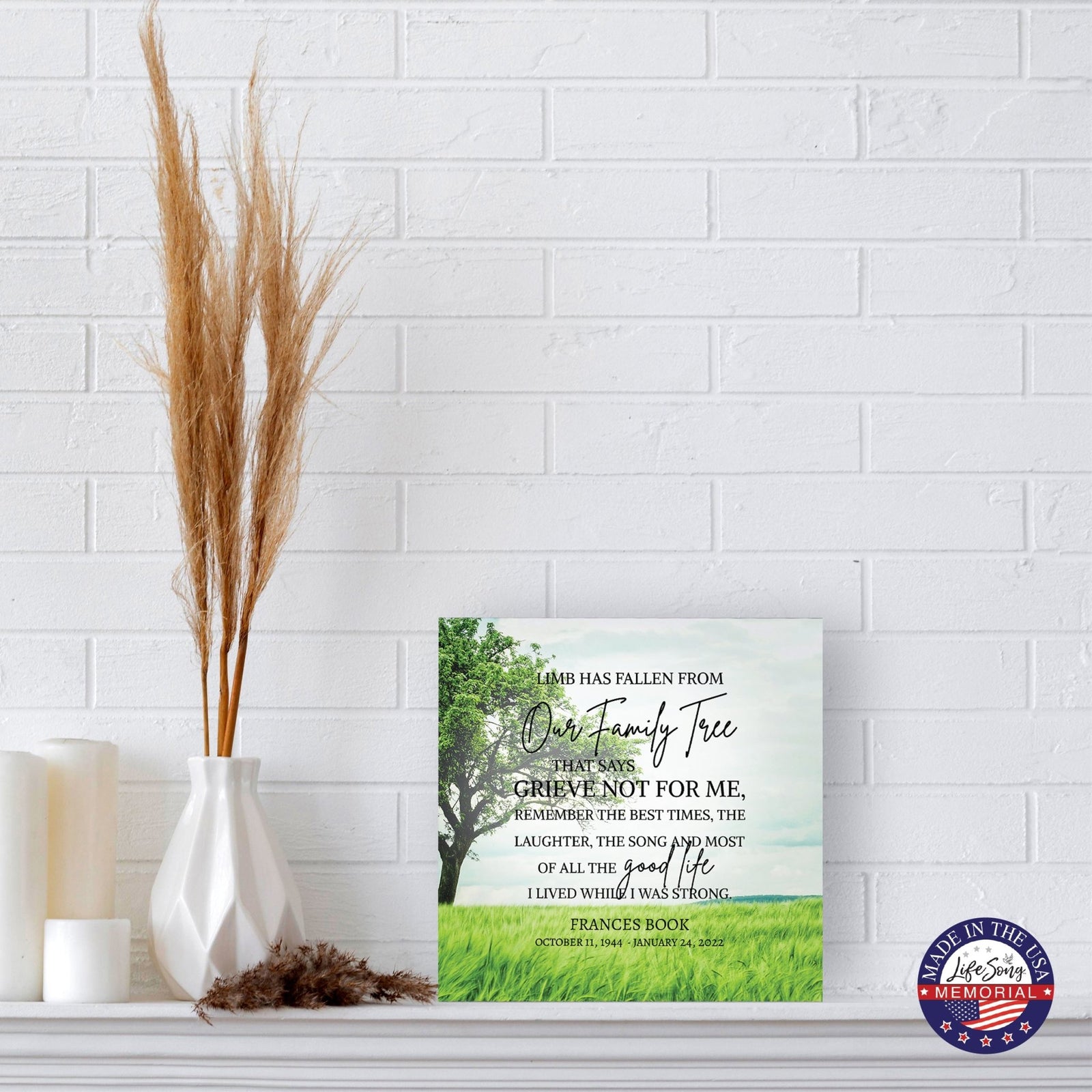 Custom Memorial Shadow Box Urn Box for Human Ashes