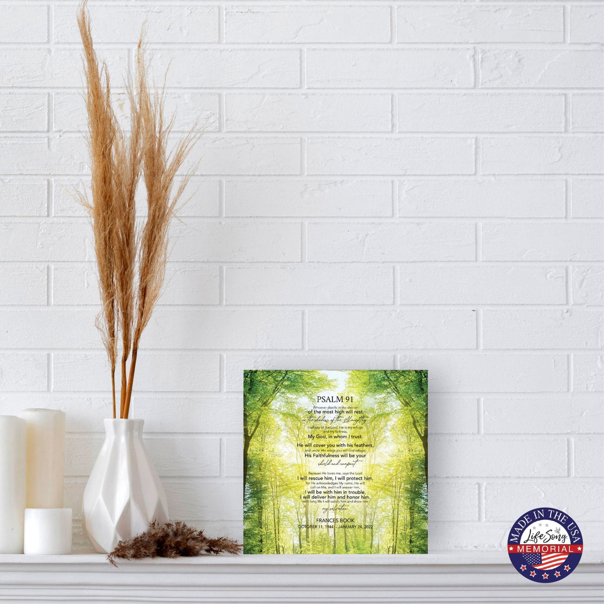 Personalized Funeral Shadow Box Cremation Urn For Human Ashes