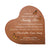 Custom Memorial Solid Wood Heart Decoration 5x5.25 A Limb Has Fallen (Cherry) - LifeSong Milestones