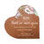 Custom Memorial Solid Wood Heart Decoration 5x5.25 Until We Meet Again (Cherry) - LifeSong Milestones