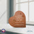 Custom Memorial Solid Wood Heart Decoration - I Carried You (butterflies) - LifeSong Milestones