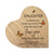 Custom Memorial Solid Wood Heart Decoration - I Carried You (Maple) - LifeSong Milestones