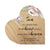 Custom Memorial Solid Wood Heart Decoration - I’ll Hold (Maple) - LifeSong Milestones