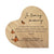 Custom Memorial Solid Wood Heart Decoration - In Loving Memory (Maple) - LifeSong Milestones