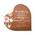 Custom Memorial Solid Wood Heart Decoration - Remembering You Is - LifeSong Milestones