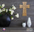 Custom Memorial Wooden Cross 12x17 I Carried You Dove - LifeSong Milestones