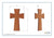 Custom Memorial Wooden Cross 12x17 (Those Who We Love and Lose) - LifeSong Milestones