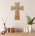 Custom Memorial Wooden Cross 7x11 I Carried You (Butterfly) - LifeSong Milestones