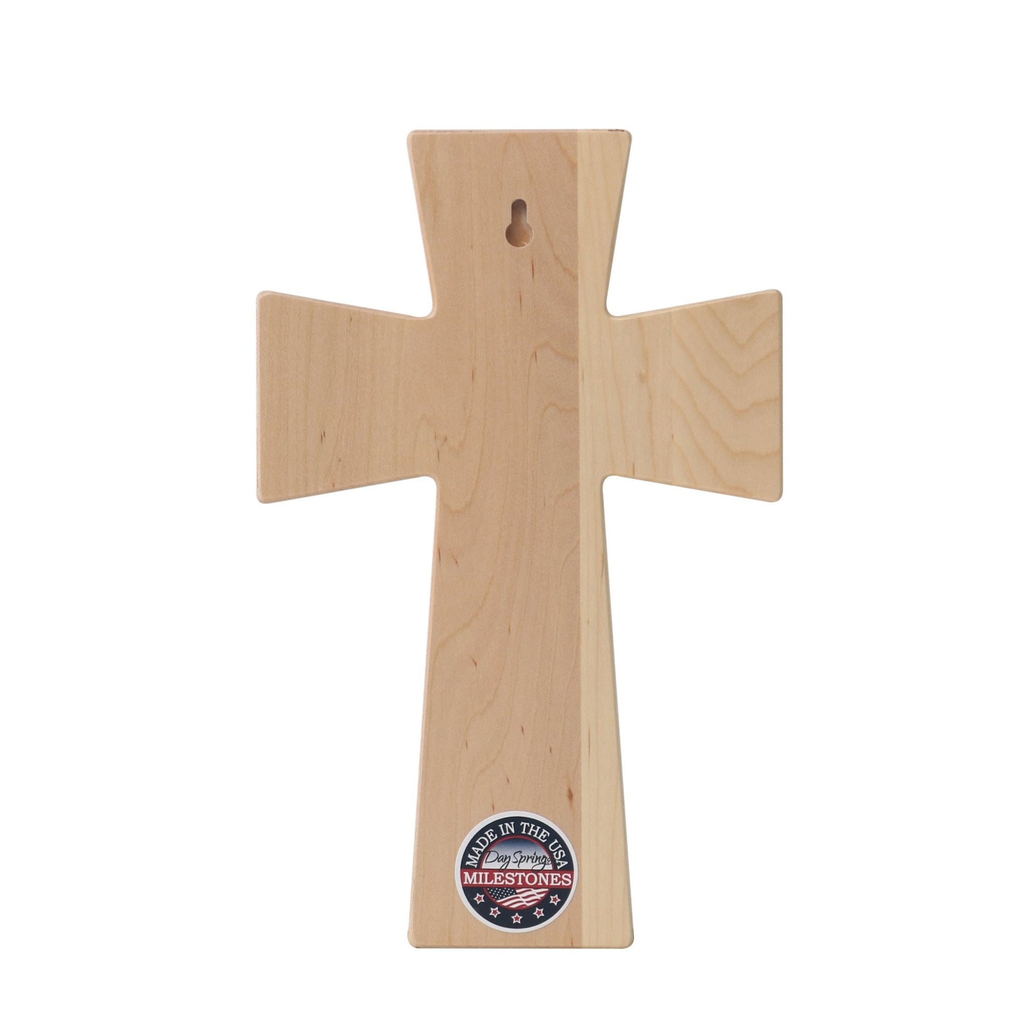 Custom Memorial Wooden Cross 7x11 I Carried You (Dove) - LifeSong Milestones