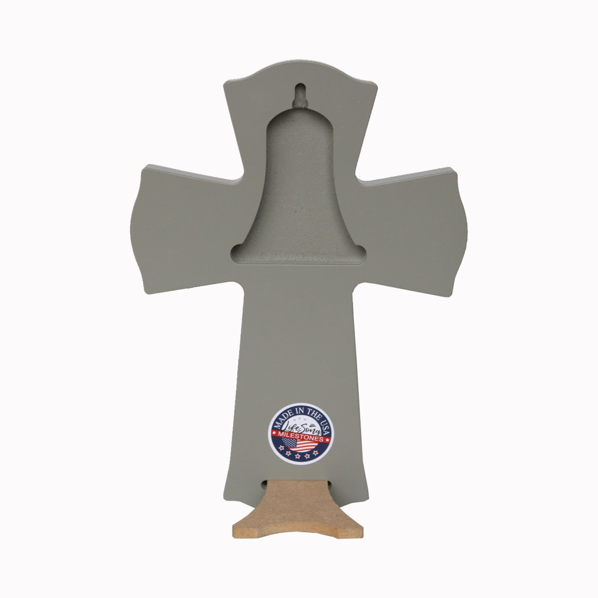 Custom Memorial Wooden Cross 8.5x11 Until We Meet Again - LifeSong Milestones