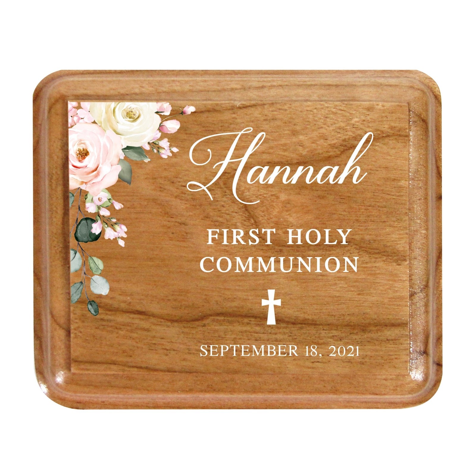 Custom Modern Holy Communion Keepsake Box 3.5x3 First Holy Communion - LifeSong Milestones