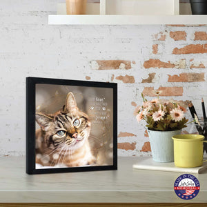 Custom Pet Memorial Framed Shadow Box Wall Décor for the Loss of Beloved Pet - I Love Could Have - LifeSong Milestones