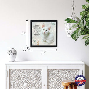 Custom Pet Memorial Framed Shadow Box Wall Décor for the Loss of Beloved Pet - It Broke Our Hearts - LifeSong Milestones