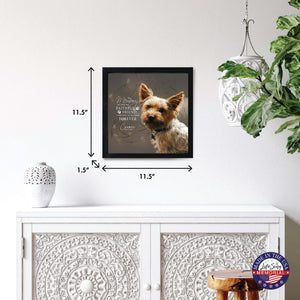 Custom Pet Memorial Framed Shadow Box Wall Décor for the Loss of Beloved Pet - The Memory Of You - LifeSong Milestones
