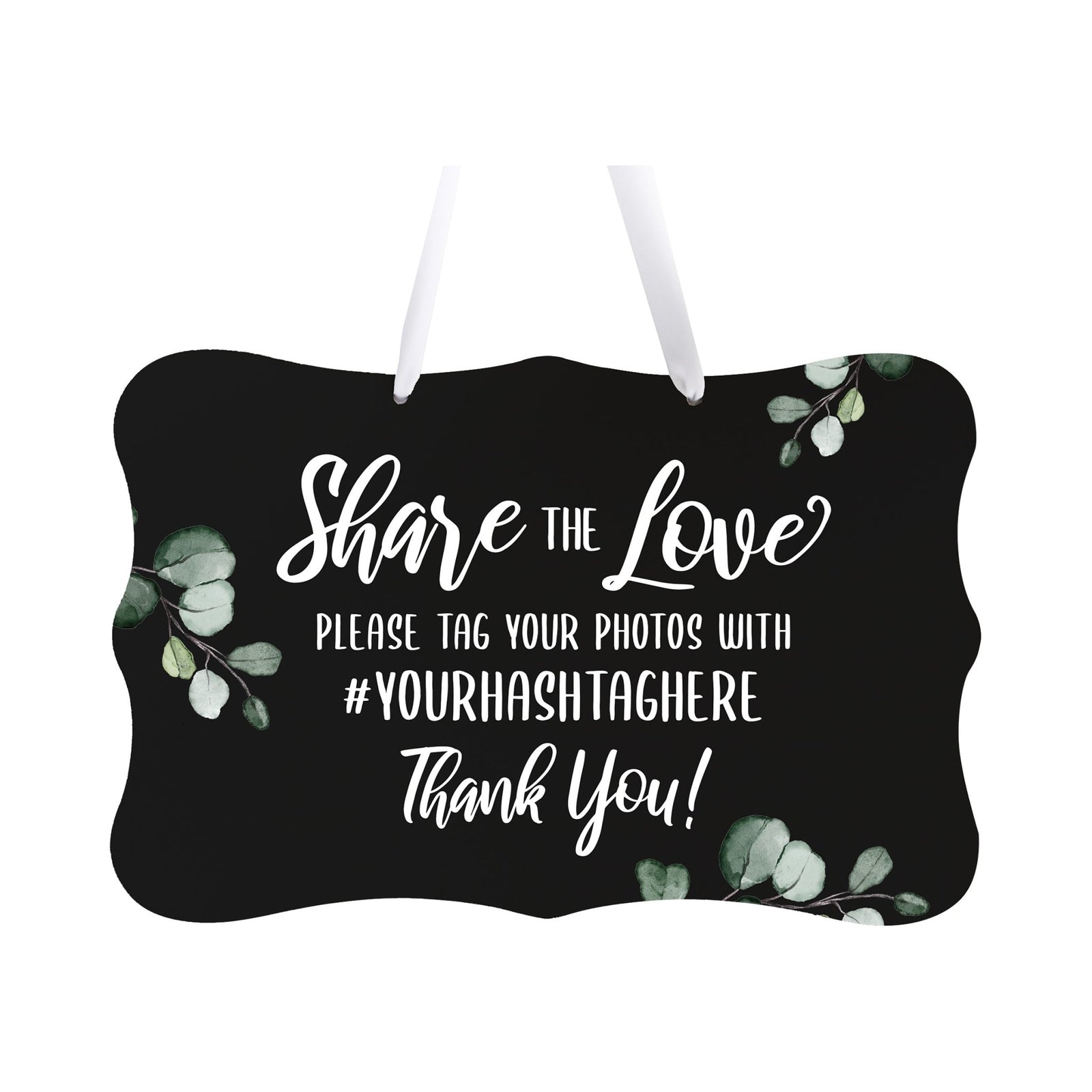 Custom Wedding Wall Hanging Signs For Ceremony And Reception For Couple Share The Love - LifeSong Milestones