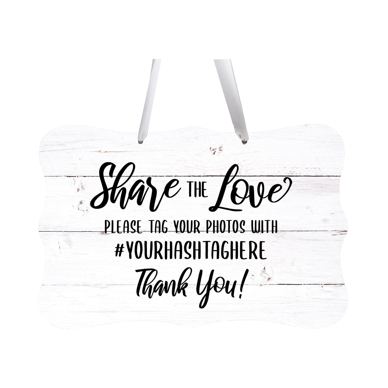 Custom Wedding Wall Hanging Signs For Ceremony And Reception For Couple Share The Love - LifeSong Milestones