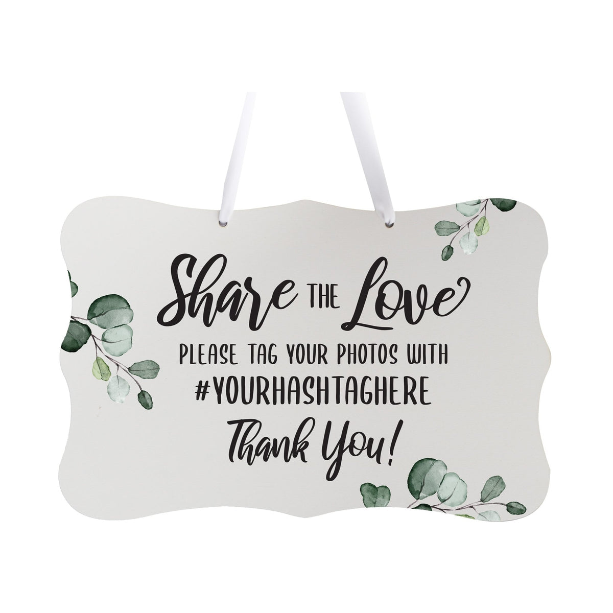 Custom Wedding Wall Hanging Signs For Ceremony And Reception For Couple Share The Love - LifeSong Milestones