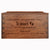 Custom Wooden Cremation Urn Box Large for Human Ashes holds 291 cu in Te Sostuve Por Cada - LifeSong Milestones