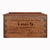 Custom Wooden Cremation Urn Box Medium for Human Ashes holds 162 cu in Te Sostuve Por Cada - LifeSong Milestones