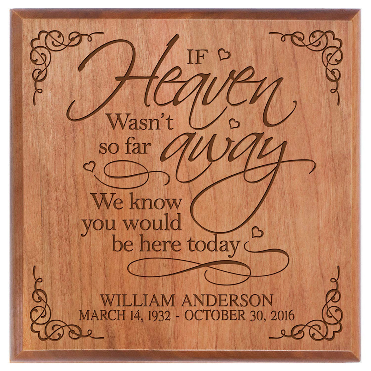 Custom Engraved Unique Cremation Urn Box For Human Ashes