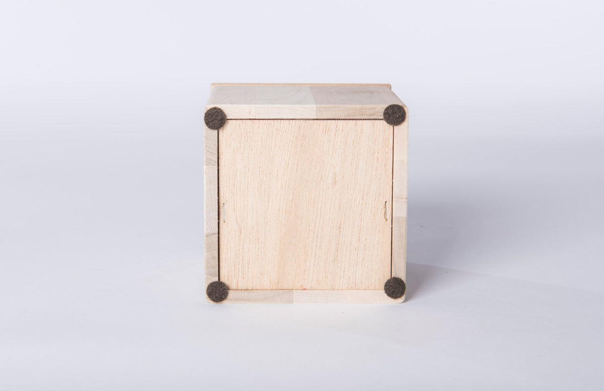 Custom Small Memorial Wooden Cremation Urn Box For Human Ashes - God Has You In His Arms