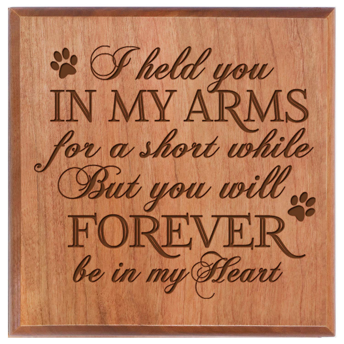 Personalized Engraved Cremation Urn Box for Cherished Pets
