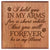 Custom Wooden Cremation Urn for Pet Ashes 5.5 x 5.5 I Held You - LifeSong Milestones