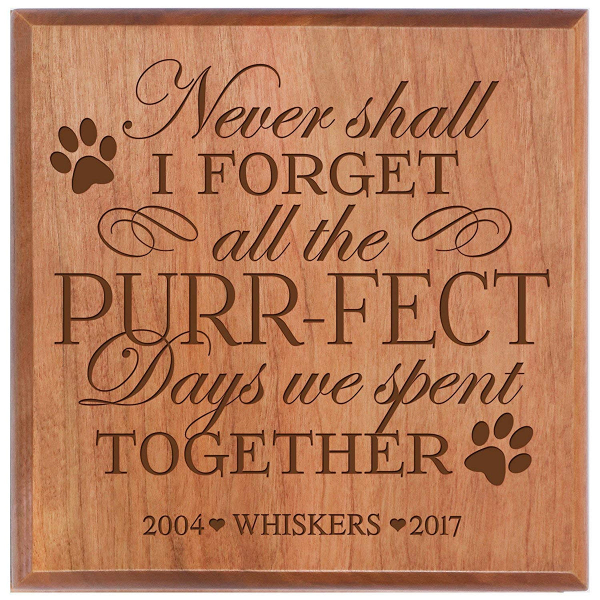 Custom Engraved Handcrafted Pet Cremation Urn Box