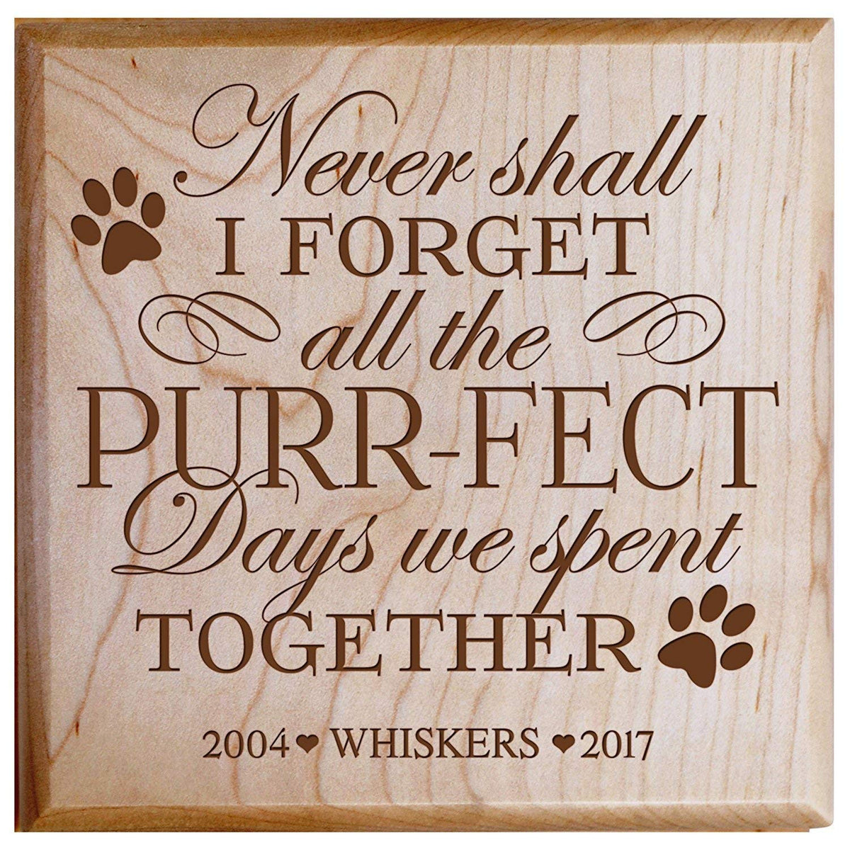 Elegant Pet Cremation Urn Box with Personalized Engraving