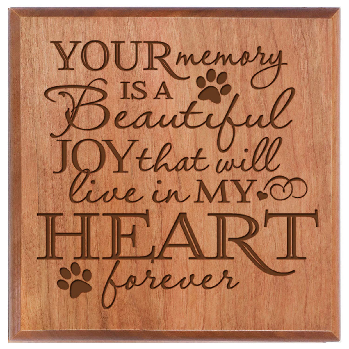 Elegant Pet Cremation Urn Box with Personalized Engraving